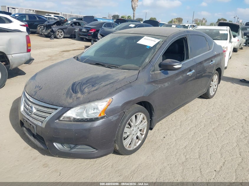 Vin: 3n1ab7ap5fy366038, lot: 46554617, nissan sentra sl 20152
