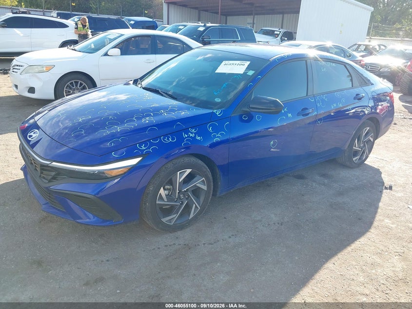 Vin: kmhlm4dg1su015825, lot: 46554621, hyundai elantra sel sport 20252