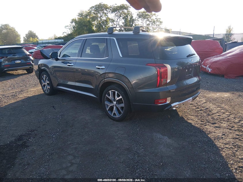 Vin: km8r5dhe8mu307328, lot: 46554629, hyundai palisade limited 20213
