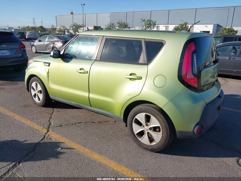 Vin: kndjn2a20f7766067, lot: 46554685, kia soul 20153
