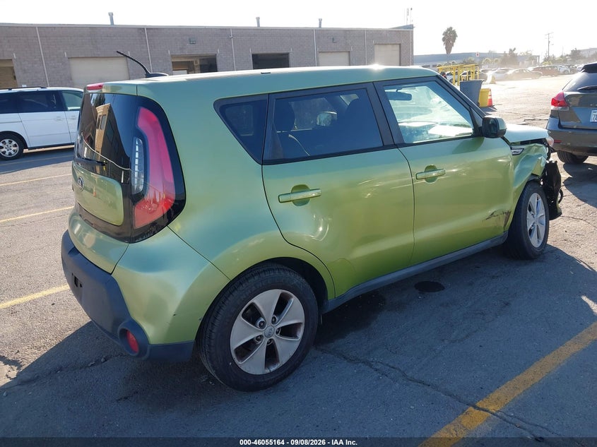 Vin: kndjn2a20f7766067, lot: 46554685, kia soul 20154