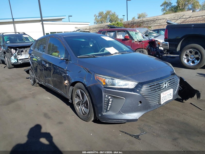 Vin: kmhc75lc1ju064131, lot: 46554695, hyundai ioniq hybrid sel 2018 img_1