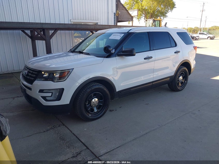 Vin: 1fm5k8ar8hgb72450, lot: 46554758, ford utility police interceptor 20172