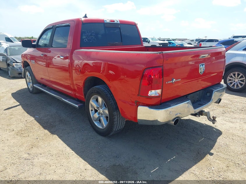 Vin: 1c6rr6lt3fs762250, lot: 46554775, ram 1500 lone star 20153