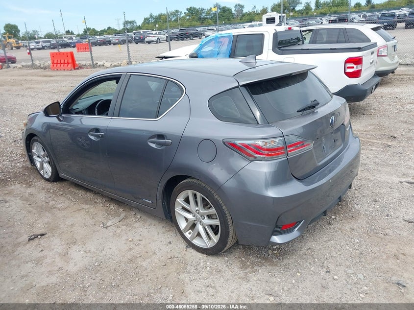 Vin: jthkd5bh4f2236806, lot: 46554780, lexus ct 200h 20153