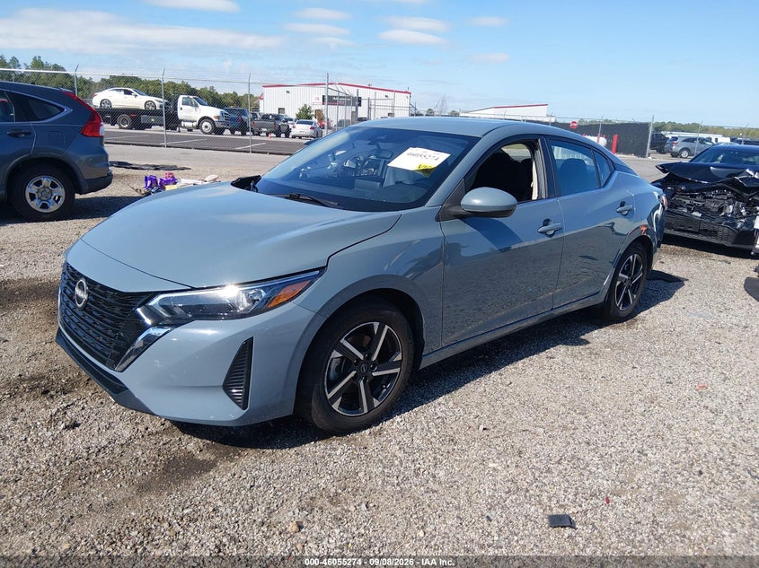 2024 Nissan Sentra Sv Xtronic Cvt, Left Side, IAAI, VIN 3N1AB8CV5RY356695 — photo 2