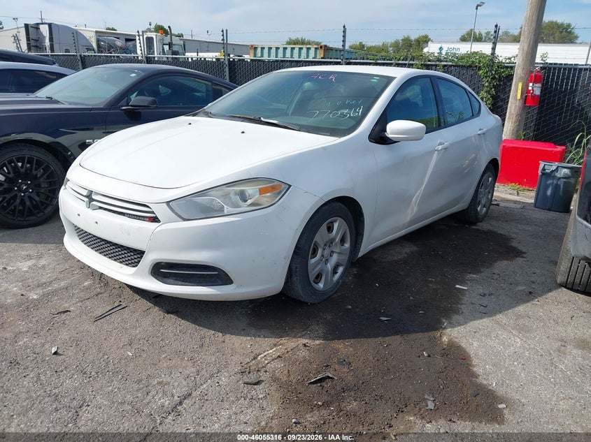 Vin: 1c3cdfaa6ed770364, lot: 46554837, dodge dart se 20142