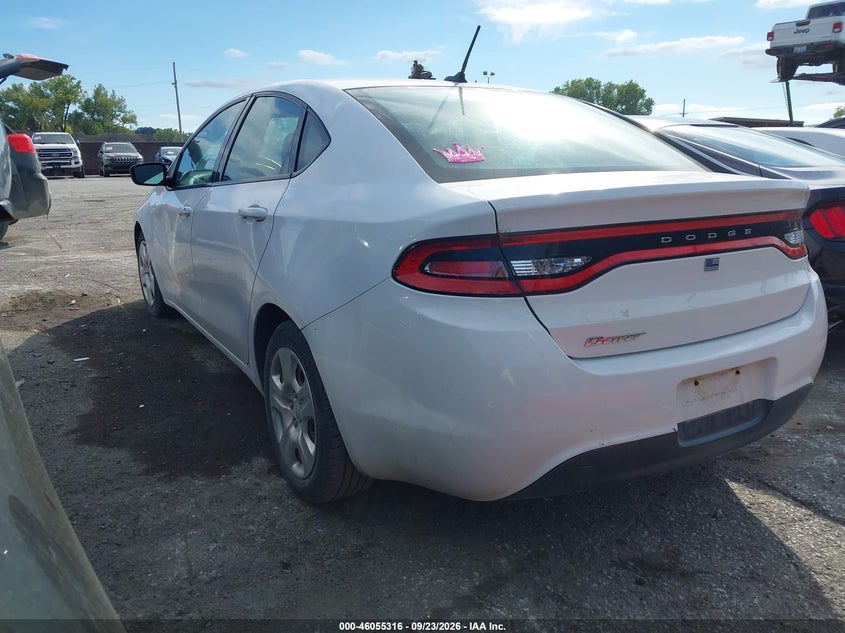 Vin: 1c3cdfaa6ed770364, lot: 46554837, dodge dart se 20143