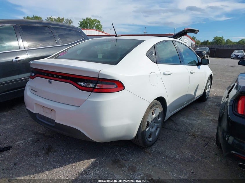 Vin: 1c3cdfaa6ed770364, lot: 46554837, dodge dart se 20144