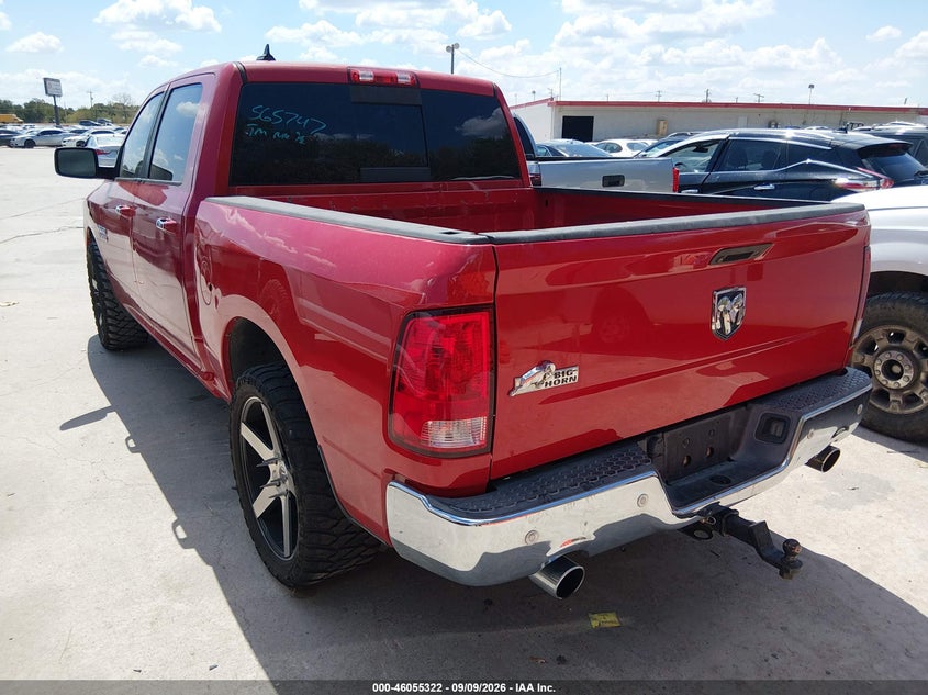 Vin: 1c6rr6lt2fs565747, lot: 46554844, ram 1500 big horn 20153