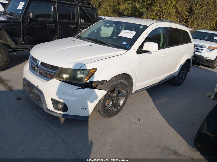 Vin: 3c4pdcgb7ft713310, lot: 46554848, dodge journey crossroad 20152