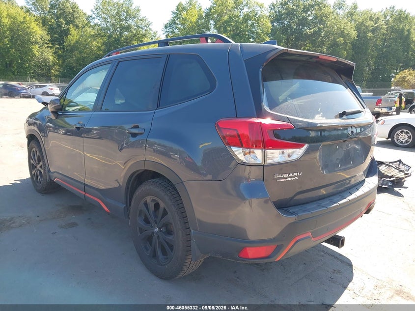 Vin: jf2skarc2lh435714, lot: 46554854, subaru forester sport 20203