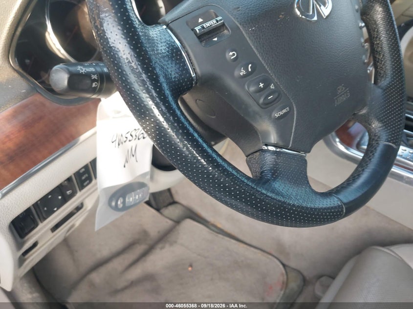 INFINITI M35 2009 VIN JNKCY01E79M801576
