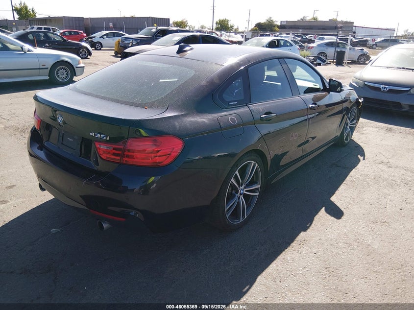 Vin: wba4b1c54fd954967, lot: 46554891, bmw 435i gran coupe 20154