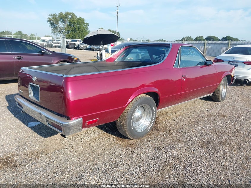 1986 CHEVROLET EL CAMINO auction photo 4