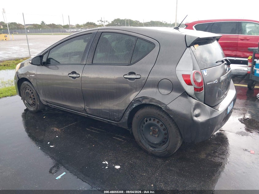 TOYOTA PRIUS C 2012 VIN JTDKDTB3XC1501062