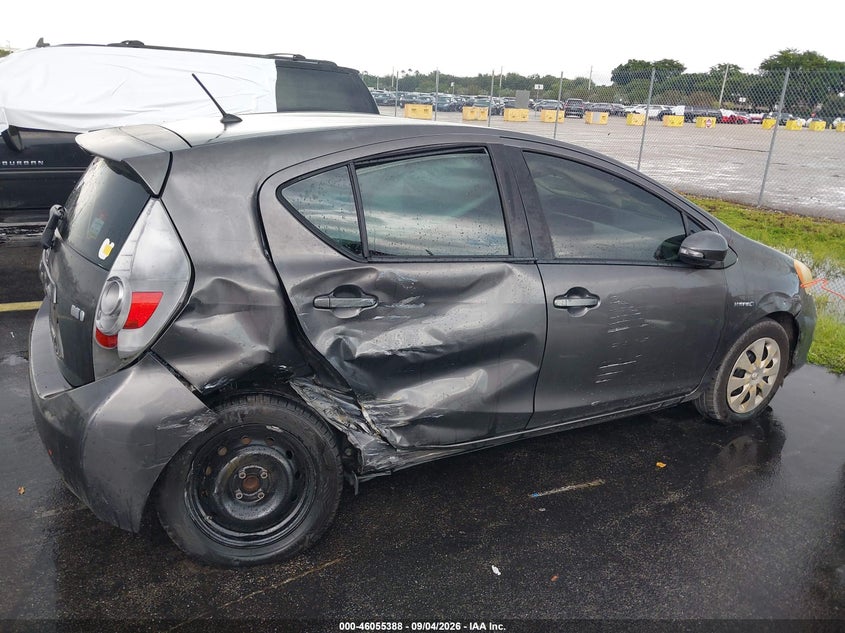 TOYOTA PRIUS C 2012 VIN JTDKDTB3XC1501062