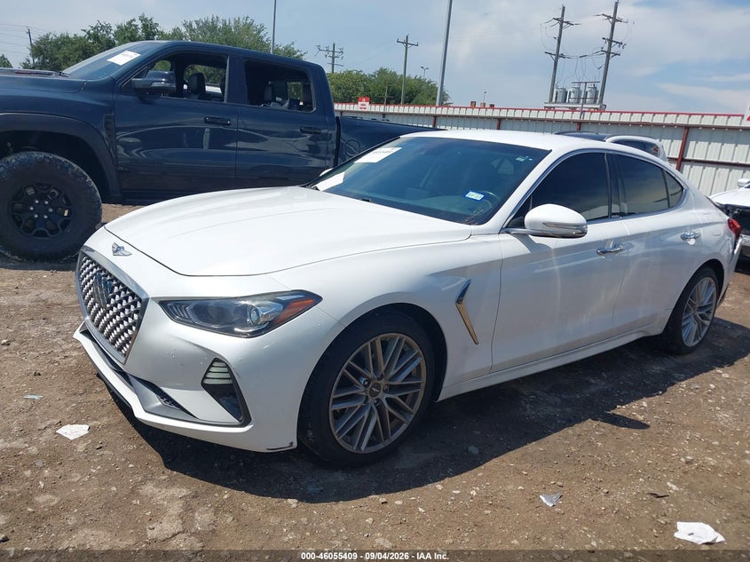 Vin: kmtg64la2lu060031, lot: 46554931, genesis g70 2.0t rwd 20202