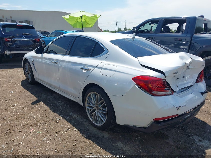 Vin: kmtg64la2lu060031, lot: 46554931, genesis g70 2.0t rwd 20203