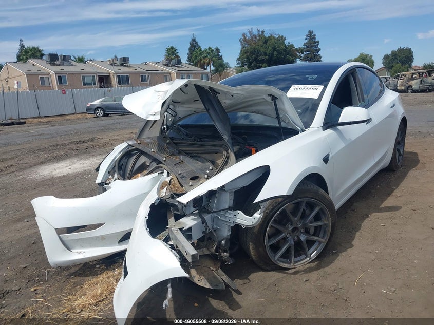 Vin: 5yj3e1ea4pf452941, lot: 46555030, tesla model 3 rear-wheel drive 20232