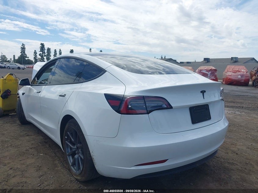 Vin: 5yj3e1ea4pf452941, lot: 46555030, tesla model 3 rear-wheel drive 20233