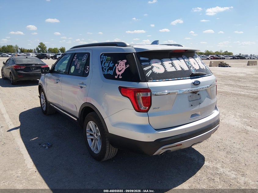 Vin: 1fm5k7d84hgc05876, lot: 46555077, ford explorer xlt 20173