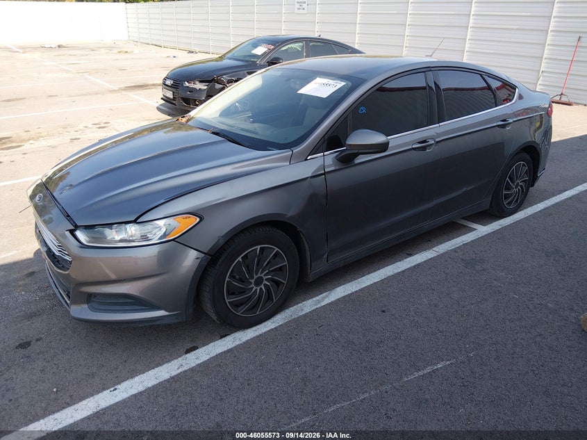 Vin: 1fa6p0g77e5406303, lot: 46555095, ford fusion s 20142
