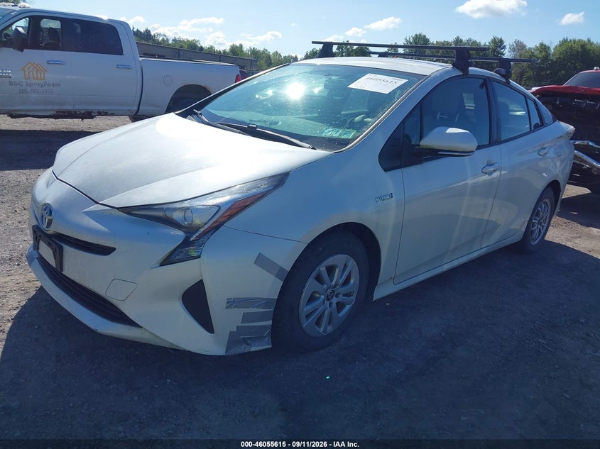 Vin: jtdkbrfu1g3512974, lot: 46555137, toyota prius two 20162