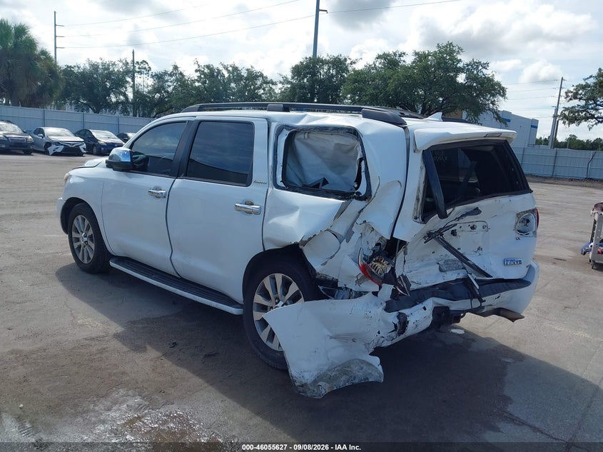 Vin: 5tdky5g19es052146, lot: 46555149, toyota sequoia limited 5.7l v8 20143