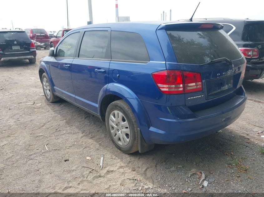 Vin: 3c4pdcab7ft532040, lot: 46555189, dodge journey american value pkg 20153