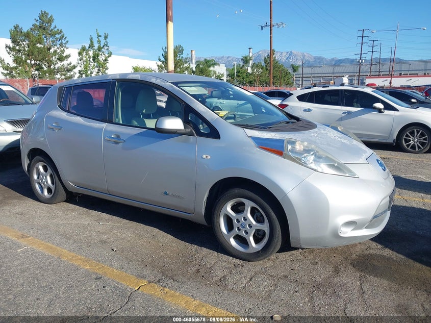 Vin: jn1az0cp7ct015233, lot: 46555200, nissan leaf sl 2012 img_1