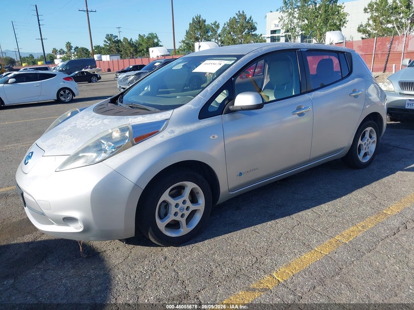 Vin: jn1az0cp7ct015233, lot: 46555200, nissan leaf sl 20122