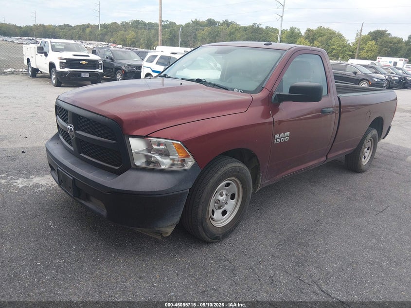 Vin: 3c6jr6dg4hg701188, lot: 46555237, ram 1500 tradesman  4x2 8' box 20172