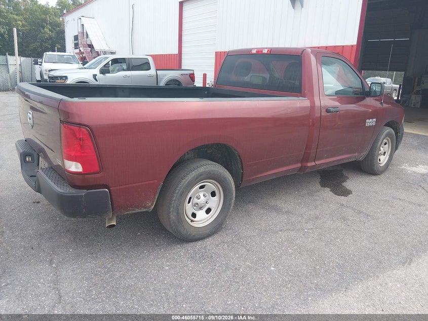 Vin: 3c6jr6dg4hg701188, lot: 46555237, ram 1500 tradesman  4x2 8' box 20174