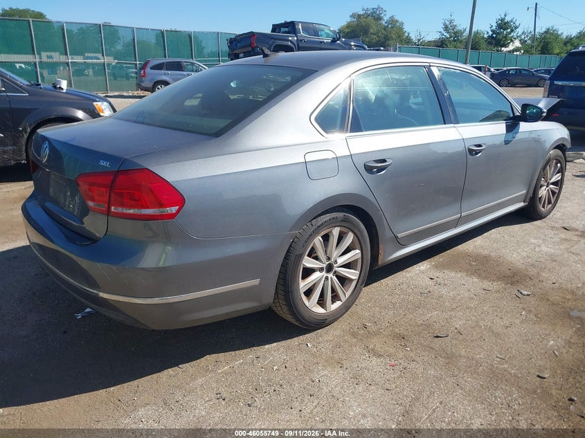 Vin: 1vwch7a31cc054527, lot: 46555271, volkswagen passat 2.5l sel 20124