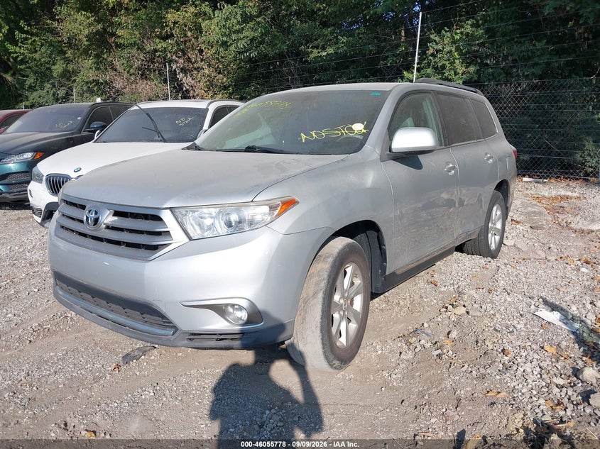 Vin: 5tdbk3eh7bs058559, lot: 46555300, toyota highlander se v6 20112