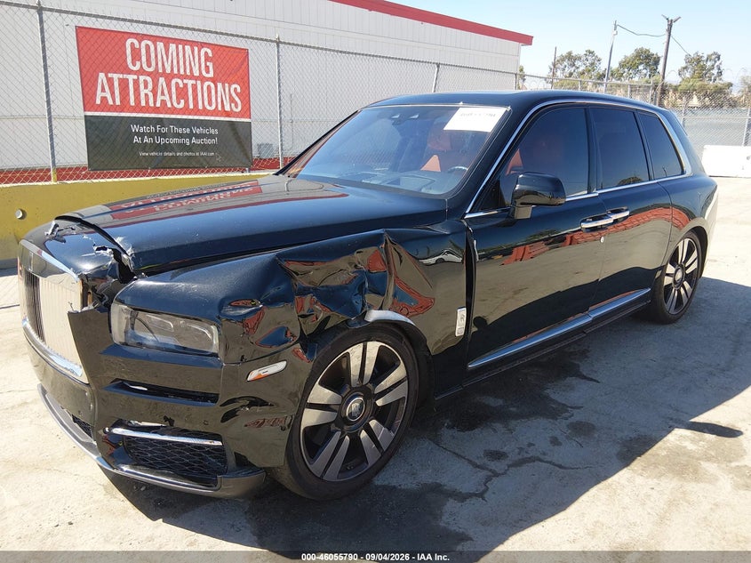 Vin: slatv4c07pu219968, lot: 46555312, rolls-royce cullinan 20232