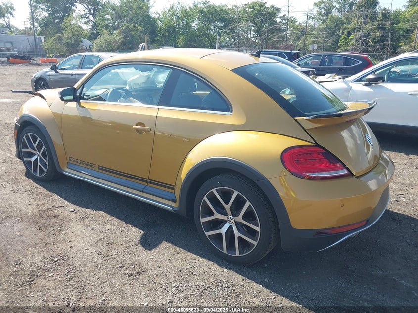 Vin: 3vws17at0gm619645, lot: 46555345, volkswagen beetle 1.8t dune 20163
