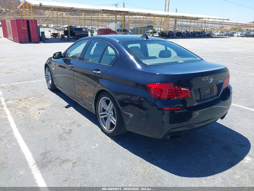 Vin: wbafr9c59dc271538, lot: 46555435, bmw 550i 20133