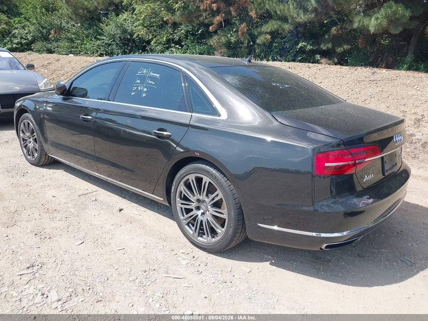 Vin: wau32afd2fn017740, lot: 46555513, audi a8 l 4.0t 20153