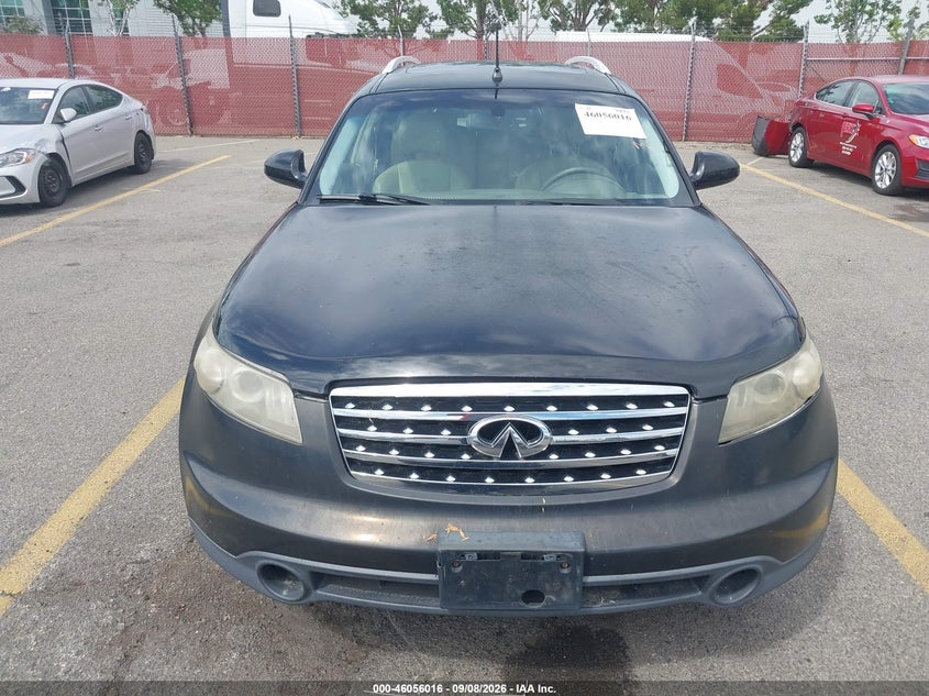 INFINITI FX35 2008 VIN JNRAS08UX8X101152
