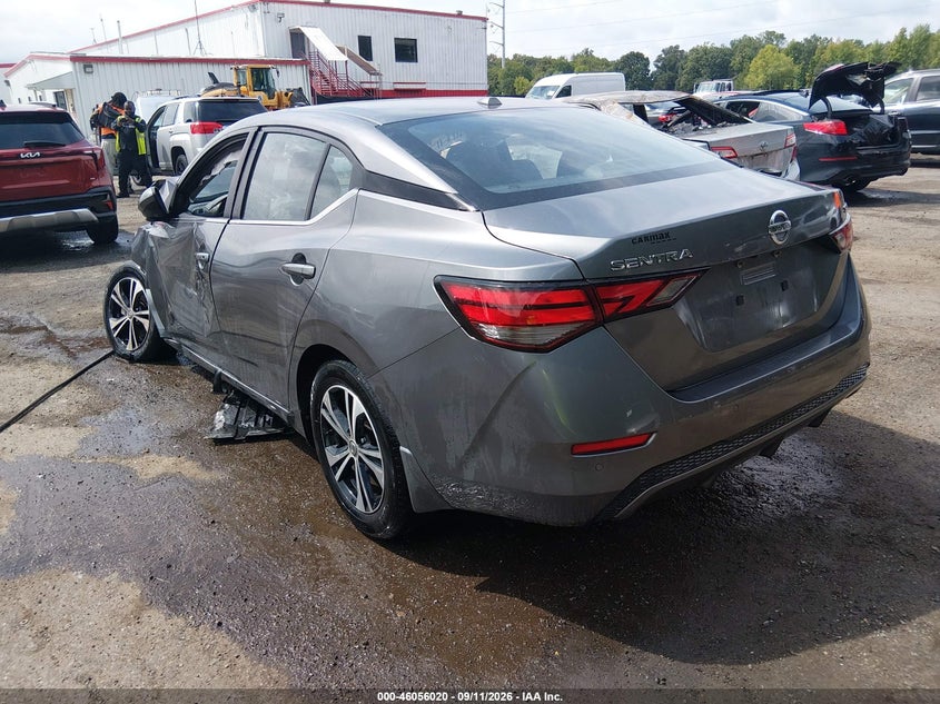 Vin: 3n1ab8cv4py288189, lot: 46555542, nissan sentra sv xtronic cvt 20233