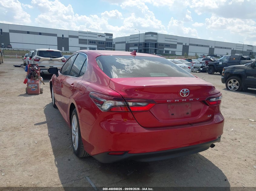 Vin: 4t1r11ak2pu148448, lot: 46555548, toyota camry le 20233