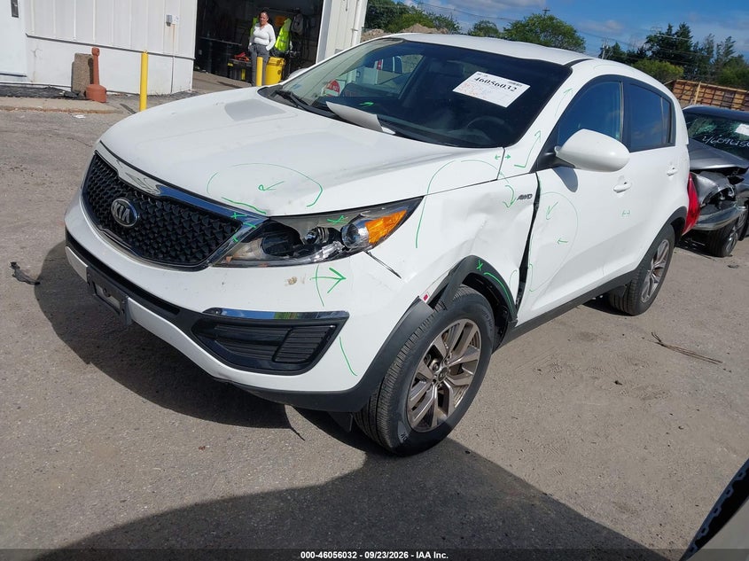 Vin: kndpbcac4e7614213, lot: 46555555, kia sportage lx 20142