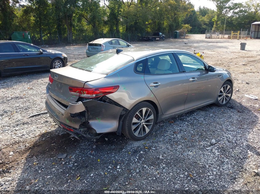 Vin: 5xxgv4l20gg050670, lot: 46555574, kia optima sxl turbo 20164
