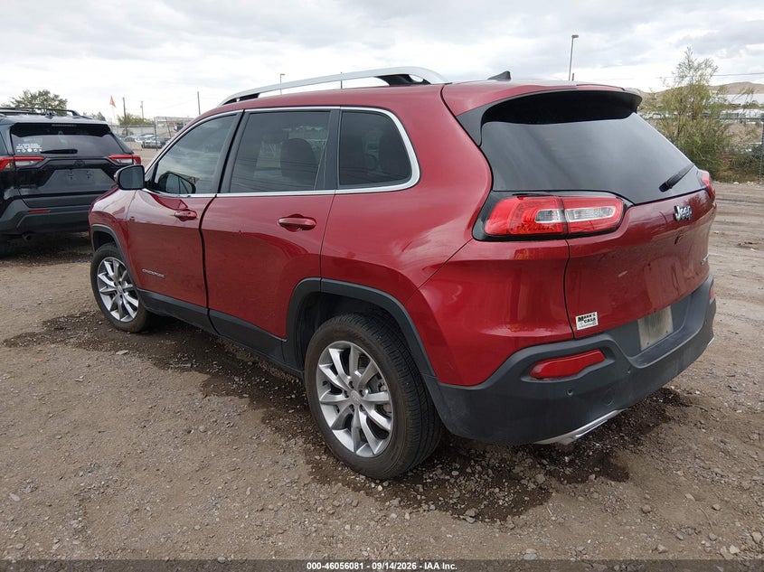 Vin: 1c4pjlds8hd219351, lot: 46555603, jeep cherokee limited fwd 20173