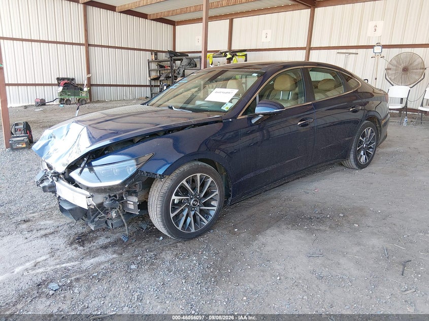 Vin: 5npeh4j29lh047735, lot: 46555619, hyundai sonata limited 20202