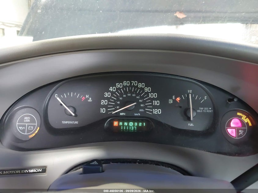 2001 BUICK CENTURY auction photo 7