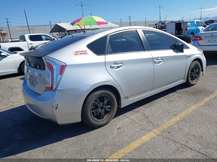 Vin: jtdkn3du7c5433881, lot: 46555637, toyota prius two 20124
