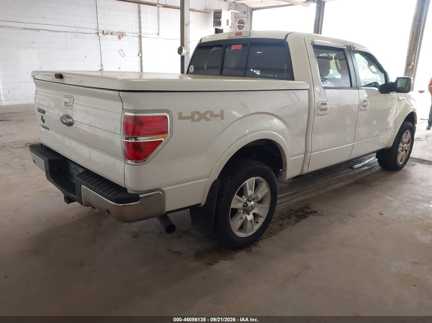 Vin: 1ftfw1et0dfb20949, lot: 46555656, ford f-150 lariat 20134